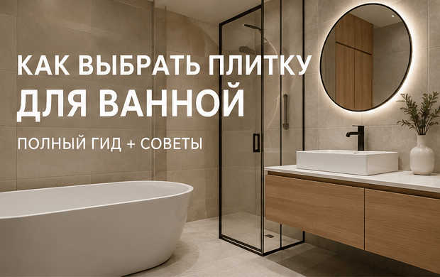 Какую плитку выбрать для ванной: полный гид по выбору